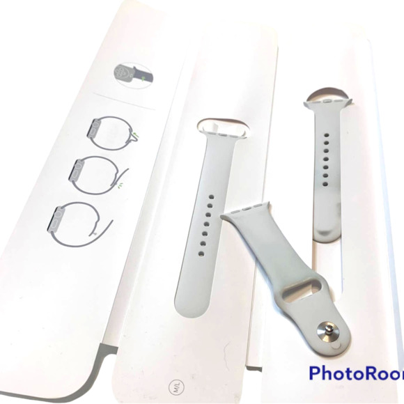 Apple- Silicone, White Watch Band 38mm Genuine Apple Product